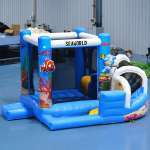Juego Inflable - Bajo el mar con tobogán