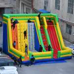 Juego Inflable - Pared de escalada con tobogán - Imagen 3