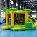 Juego Inflable - Dinosaurio con tobogán
