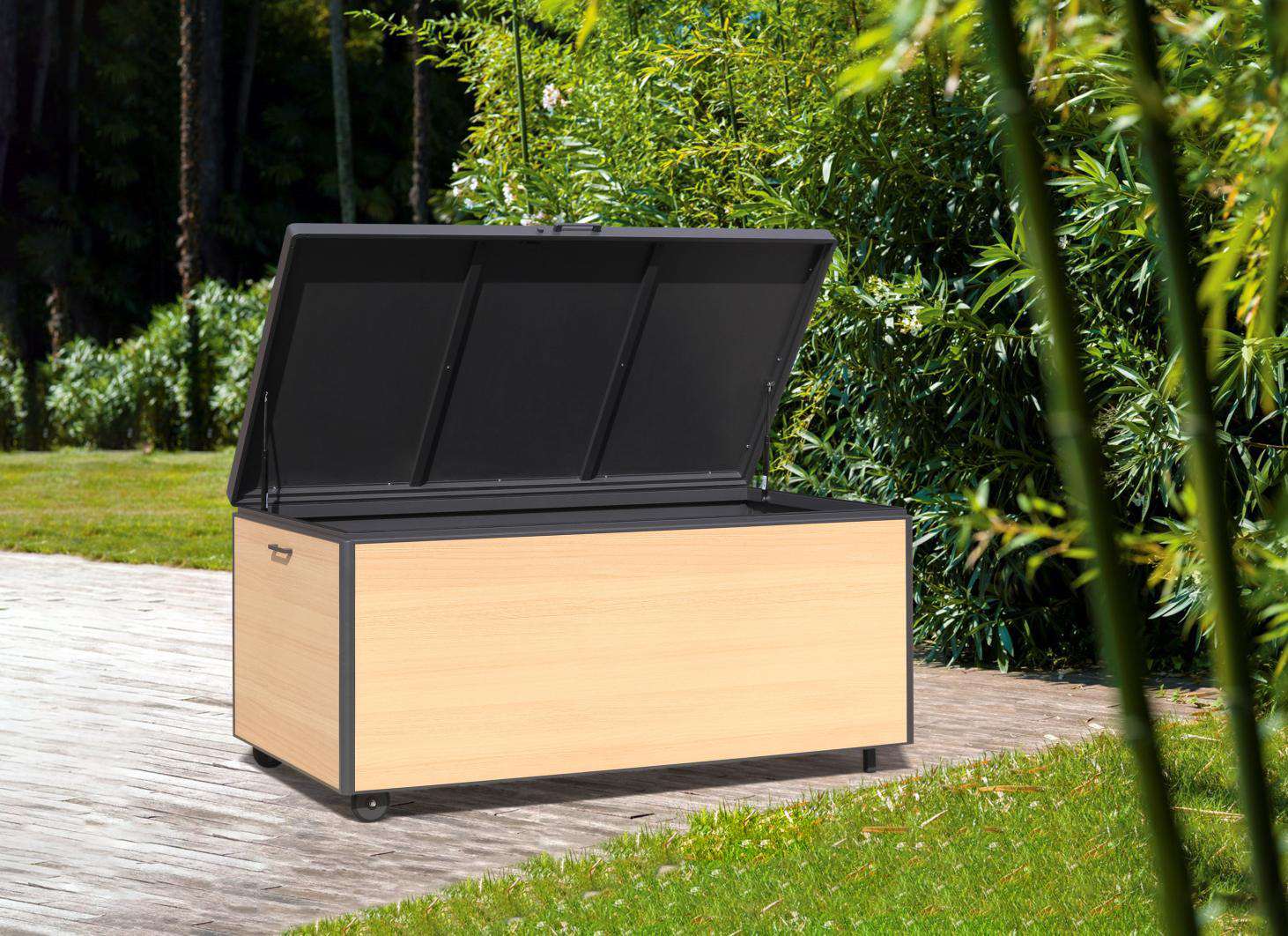 Baul Baúl de Almacenamiento Exterior para Jardín y Terraza - Imagen 1