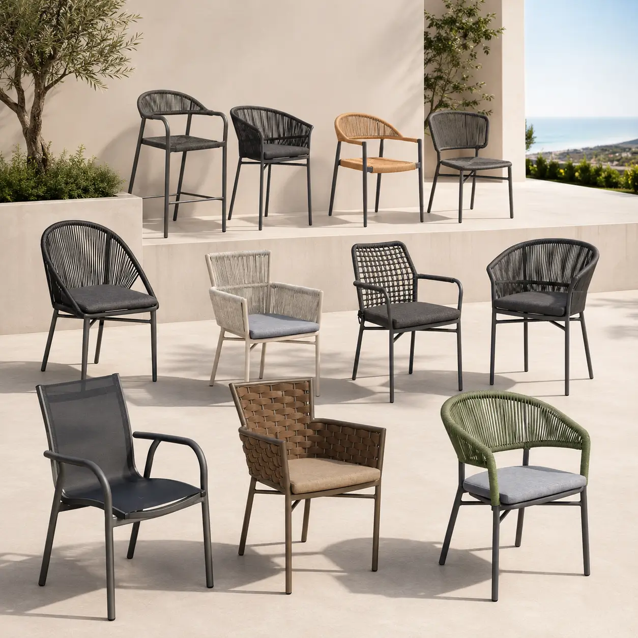 ChatGPT Image 12 ago 2026, 19_44_50 Sillas de Comedor Exterior Modernas para Jardín y Terraza – Varios Modelos - Imagen 1