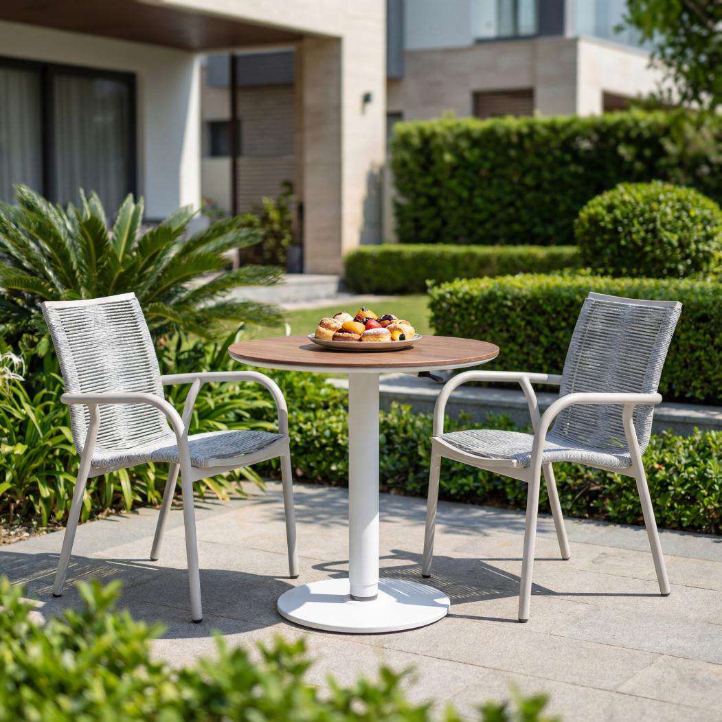cobrn Juego de Comedor Exterior con Mesa Regulable para Jardín y Terraza - COBHAM - Imagen 1
