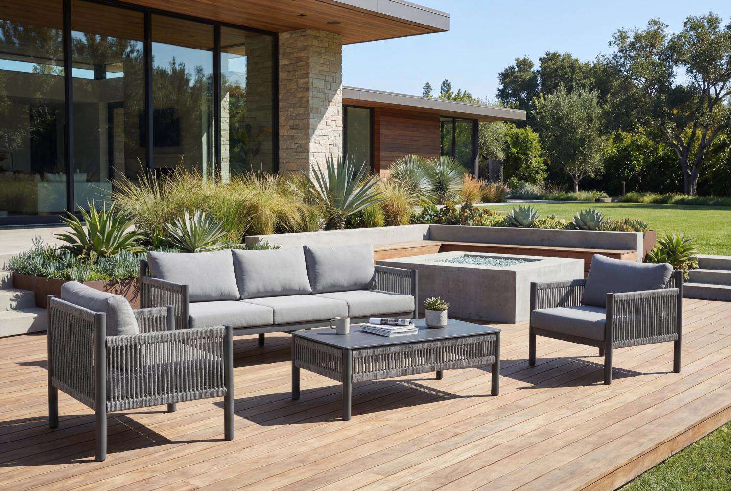 Shepperton Muebles de Living Exterior Moderno para Jardín y Terraza - SHEPPERTON - Imagen 1